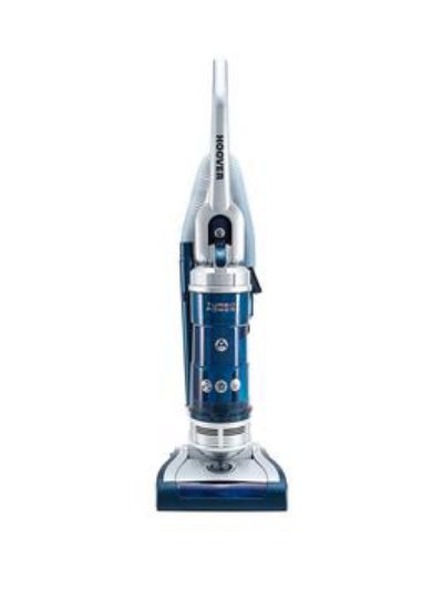 Hoover Turbo Power Pets Tp71 Tp04001 Bagless Upright Vacuum Cleaner - Blue/Silver Hoover Turbo Power Pets Tp71 Tp04001 Bagless Upright Vacuum Cleaner - Blue/Silver